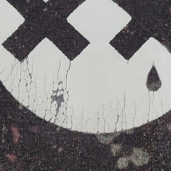 Brokie Shirt XL 23x27 Spellout Bleached - Picture 11 of 11